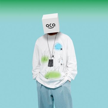 Onceok高克多支手繪涂鴉長袖卡通