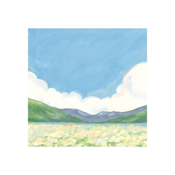 記事本明亮的藍天