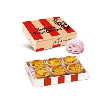 【肯德基】 原味蛋撻禮盒+草莓起司冰淇淋大福禮盒(送禮首選)好禮即享券