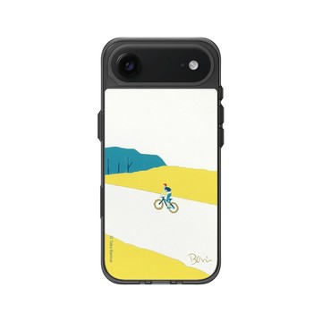 iPhone Air Clear (相機按鈕) 酷墨灰 - Taku Bannai 坂内拓 - Spring｜春日微風騎行
