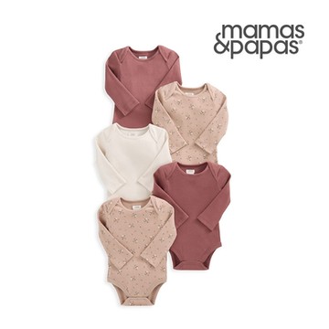 Mamas&Papas 夢幻果森林-長袖包屁衣5件組