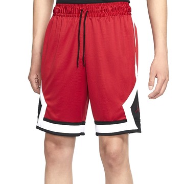 NIKE 運動褲 短褲 JORDAN 紅 白黑 側邊LOGO 休閒 男 CV6023-687 [EW]