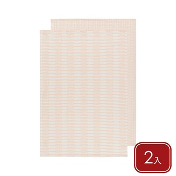 DANICA 加拿大 Heirloom純棉擦拭布2入(奶油橘71cm) / 廚房抹布 擦拭布