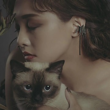 草藥學系列耳環－二叉鹿角蕨耳夾｜FERN ONLY 只有蕨