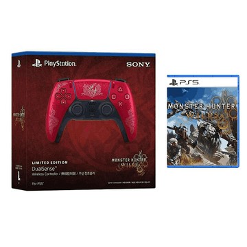 【SONY】PS5 DualSense無線控制器 魔物獵人荒野 限量特仕款《台灣公司貨》+ PS5