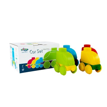 【UNIPLAY】抗菌軟積木交通系列-跑車組Car Set