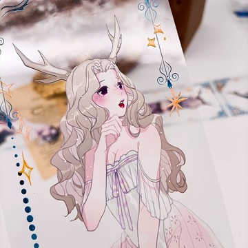 WF755蕾絲夢境lace dream/ 紙膠帶 Masking Tape