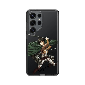 Galaxy S25 Ultra Clear 酷墨灰 - 進擊的巨人 Attack On Titan - S2&S3 - 里維兵長