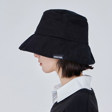 VARZAR 寬邊水洗漁夫帽  Free  黑色的