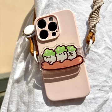 手機背夾掛繩組 - 菜菜款