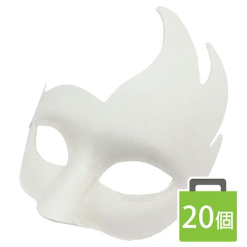 火焰半罩面具 空白面具 附鬆緊帶/一袋20個入(促40) DIY 紙面具 彩繪面具 面具半臉 萬聖節面具 舞會面具 半臉面具 AA3965B【APP滿額下單10%點數(單一帳號最高1000點)】9/30止