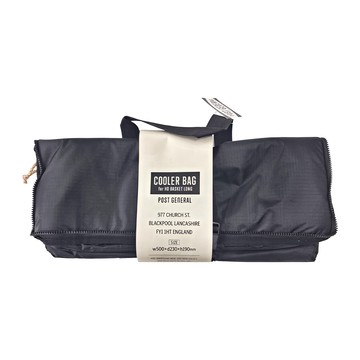 POST GENERAL 可折疊長型保冷保溫袋  玄黑色