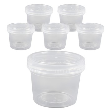 呃家居裝飾 多用途螺旋密封容器  1號 300ml  6個