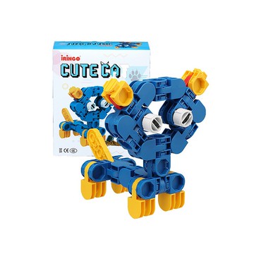 韓國iRingo 百變創意3D積木-可愛動物系列(可愛小貓)