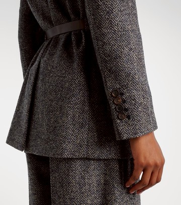 Brunello Cucinelli Herringbone Monili wool-blend tweed blazer
