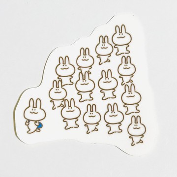 兔子成群貼紙