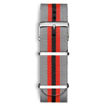 DAVOSA 169.498.90 NYLON GREY 灰、紅、黑色軍用尼龍錶帶22mm