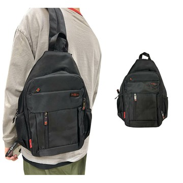 ~雪黛屋~OVER-LAND 單肩後背包中小容量主袋+外袋共四層360度加大內水瓶袋T5937