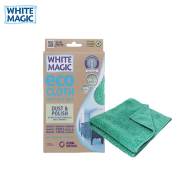 【WhiteMagic】環保纖維布-靜電除塵和拋光專用(綠色)