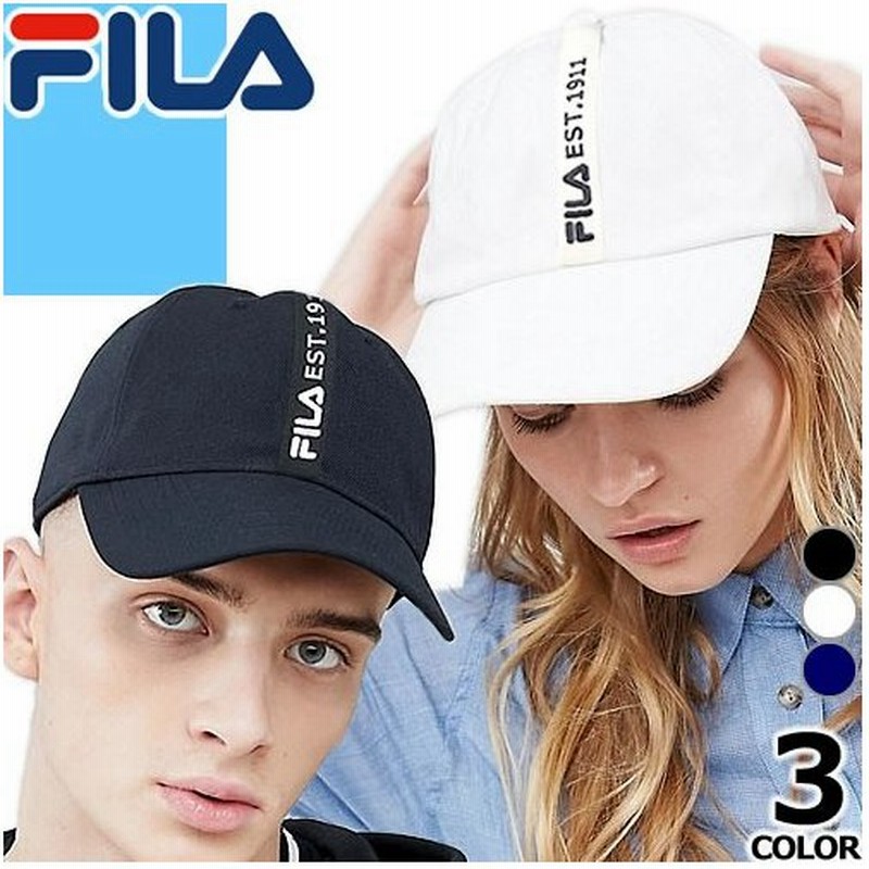 フィラ Fila キャップ メンズ レディース ベースボールキャップ 帽子 ローキャップ 黒 ブラック ネイビー ブランド 大きいサイズ 大きめ コットン 通販 Lineポイント最大0 5 Get Lineショッピング