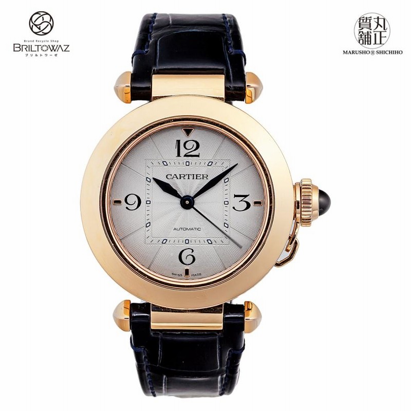 カルティエ　パシャ　自動巻き　レディース カルティエ Cartier パシャ ドゥ カルティエ 35mm WSPA0012 自動