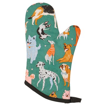 danica STUDIO Jubilee 烘焙隔熱手套  1個  狗狗 綠色