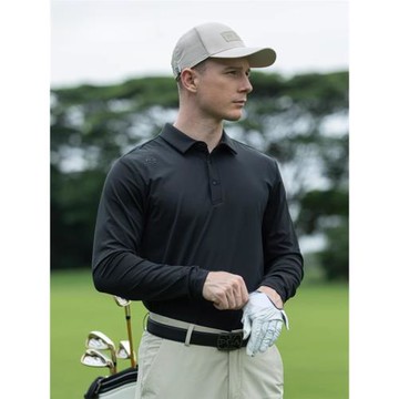 美國PGA高爾夫服裝男長袖T恤秋冬男裝GOLF運動polo衫比賽球衣高檔