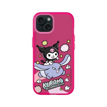 iPhone 15 Clear 粉漾桃 - 三麗鷗-酷洛米20週年 - 酷玩系列-出發
