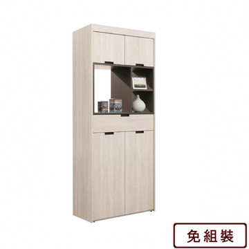 AS DESIGN雅司家具-莫可2.7尺間隔鞋櫃-80*40*200cm