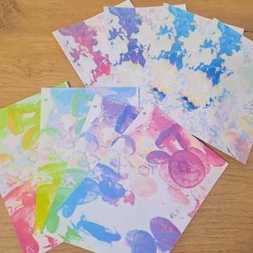 【原創】海花與水月 -皮皮原創插畫手帳素材紙