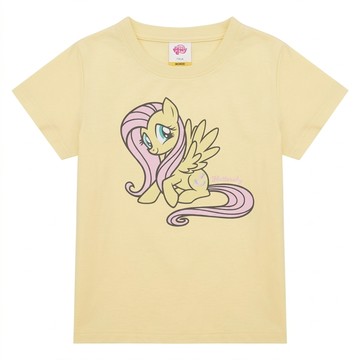 CACO Fluttershy 涼感短T恤  鵝黃色  110