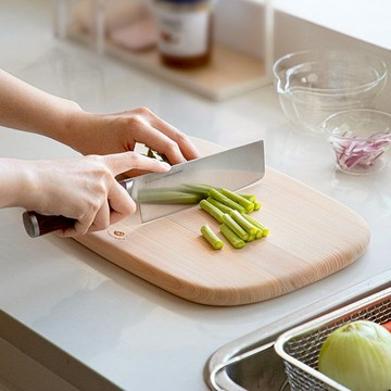 長方形圓角天然檜木砧板 單一規格