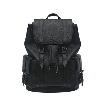 GUCCI 625770 GG LOGO 壓紋皮革後背包雙肩包