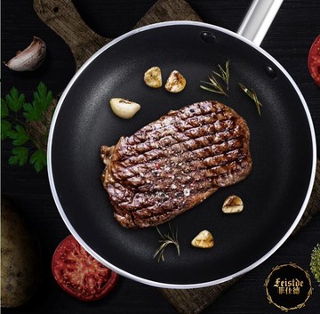 不粘鍋平底鍋煎牛排煎鍋大號家用商用酒店烙餅鍋適用電磁爐燃氣