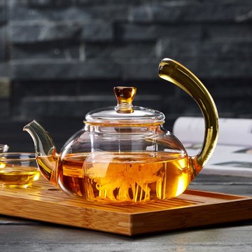 玻璃茶壺耐高溫加厚新款家用茶水分離一人用小泡茶壺功夫茶具套裝