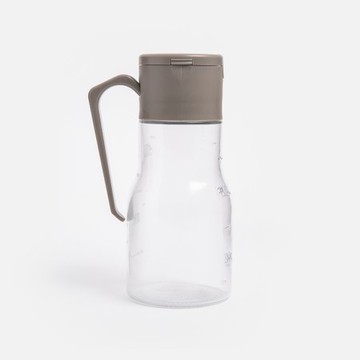 自動開啟玻璃可拆蓋油壺500mL 灰