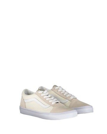 vans jn old skool natural block multi/true white