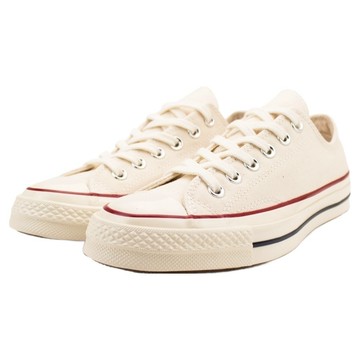 CONVERSE 匡威 男女款 Chuck All Star 1970 Low 低筒帆布鞋 162065C  米白色  22cm