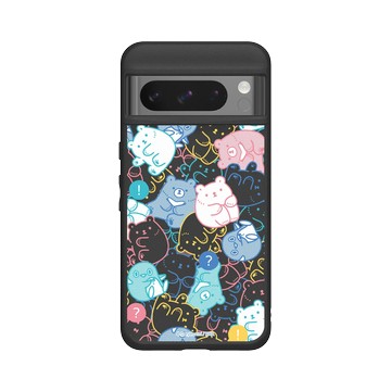 Pixel 8 Pro SolidSuit 黑 - 白白日記 Darylhochi - 眾裏尋他 (彩色)