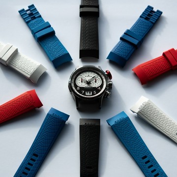 EDOX 140周年 BMW 超級摩托車賽紀念錶 鈦金屬大日期計時手錶 E38003.TINR.CANBR