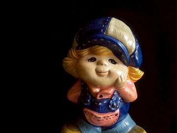 【老時光 OLD-TIME】早期1962年台灣製卡通造型存錢筒