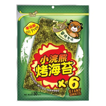 【小浣熊】泰國 烤海苔 醬燒原味 30g