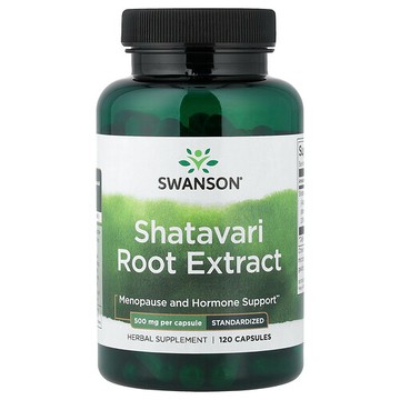 Swanson Vitamins, 天門冬根提取物，標準化，500 毫克，120 粒膠囊