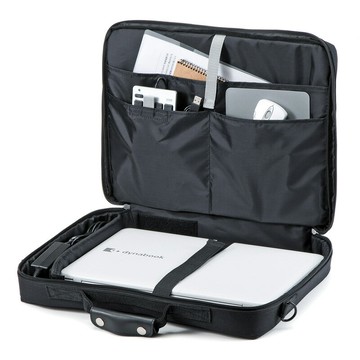 筆記本電腦包15.6英寸大開口大容量男包單肩手提包包公文包女士商務ipad上班斜挎分層手拿包輕簡約