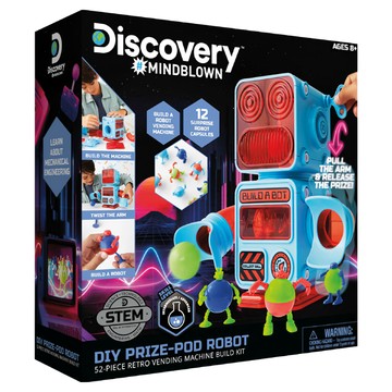 Discovery MINDBLOWN DIY 52件復古機器人販賣機組  1盒