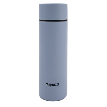 一品川流 米雅可 輕&漾 316不鏽鋼口袋隨行杯-140ml-粉藍色  (杯子為小容量140ml)