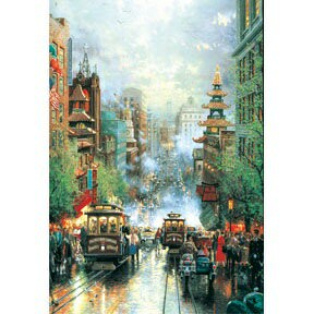 P2 - HM1000-134 舊金山街景夜光拼圖1000片