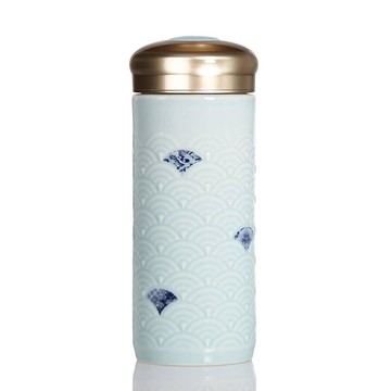 乾唐軒ACERA 玲瓏如意隨身杯(水青)