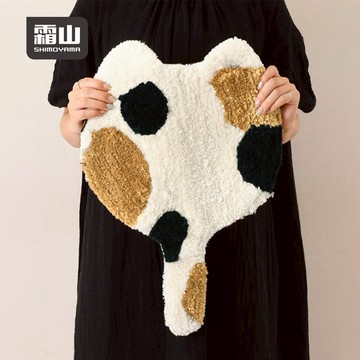 [快速出貨]【日本霜山】短絨毛貓尾巴造型椅墊-多款可選-交換禮物-聖誕禮物