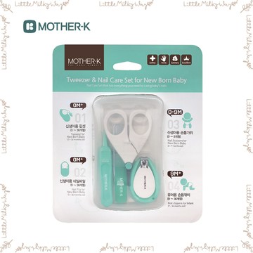 【LMW親子選品】現貨 🌿韓國 MOTHER-K 寶寶成長修甲4件組🌿